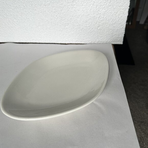 Walker China Diamond Shape Platter By Minners New York 6-48 White Restaurantware - Picture 1 of 7